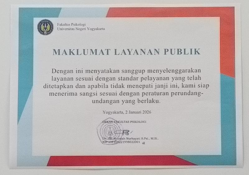 Maklumat Pelayanan Publik